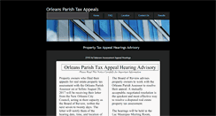 Desktop Screenshot of orleanstaxappeal.com